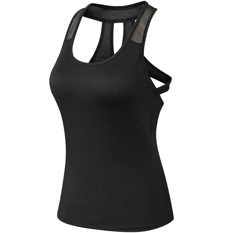 2023 Yoga Tops Vest for Women Sports Top Fitness Sport Shirt Gym Yoga Tops Female t Shirt Sleeveless Yoga Shirt Sportwear