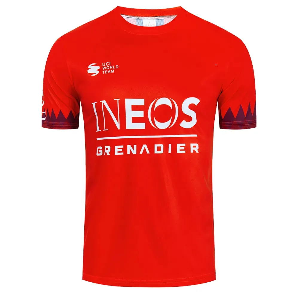 2024 INEOS T-shirt Cycling Team Jersey Men Women Pro Road Bike Maillot Tops Ropa Ciclismo Quick Dry Sports Tshirt