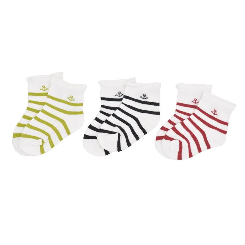 3-piece Cotton Socks for Baby Wholesale children's clothing