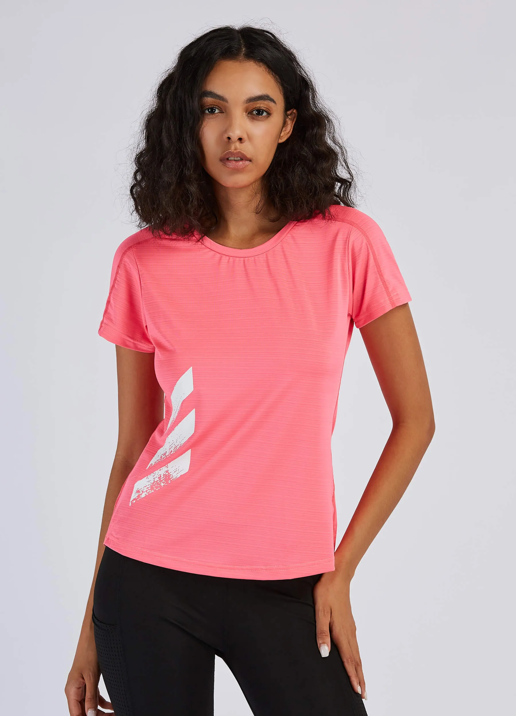 4POSE Women's Sport Shirt Summer Round Neck Quick Dry Training Tee(Clearance)