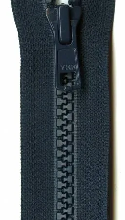 6" YKK Mini Vislon Separating Zipper