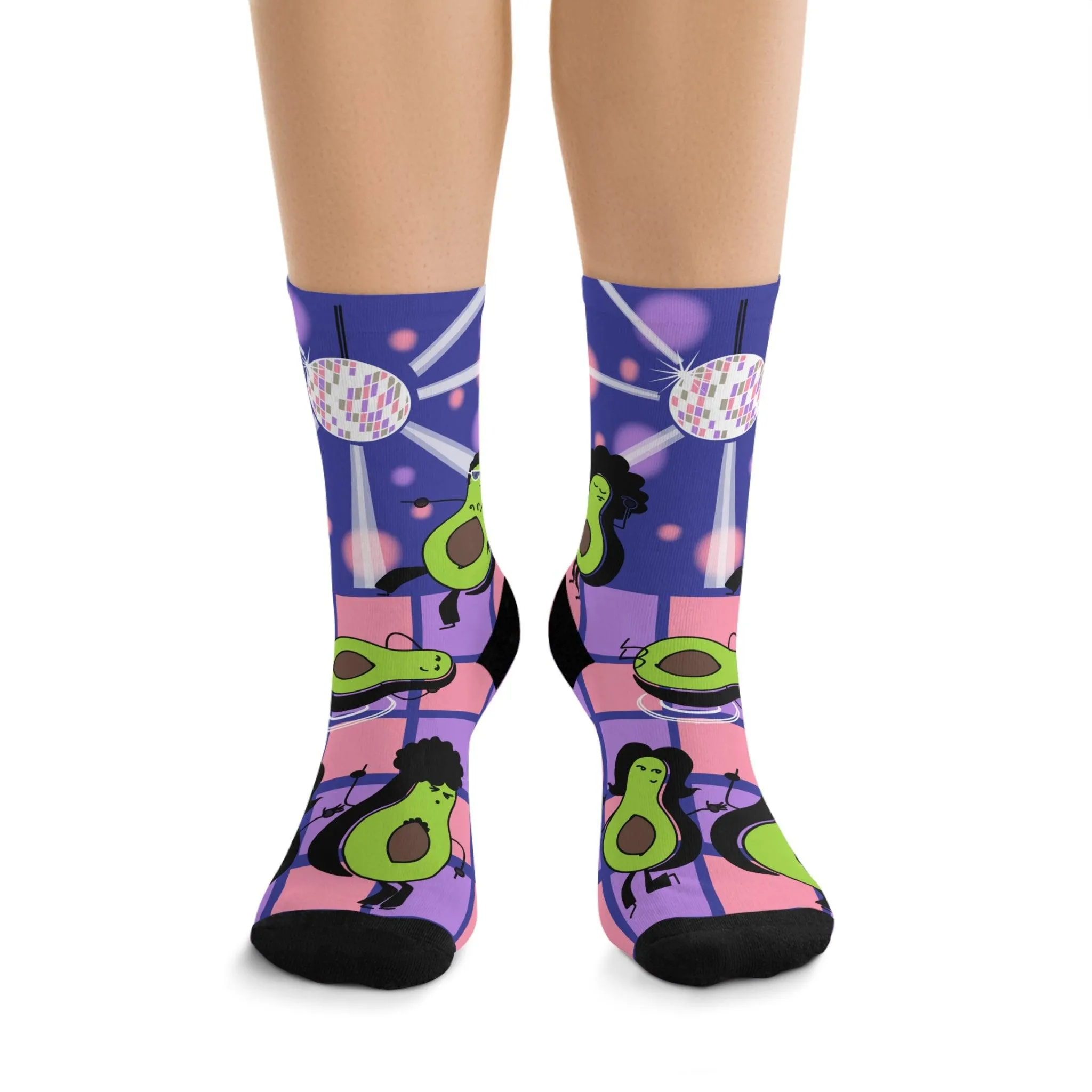 Avocado Disco Socks