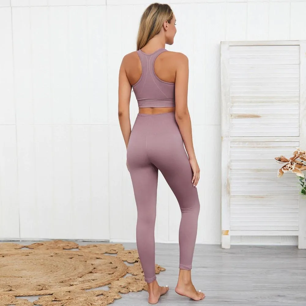 Balance Seamless Gym Leggings & Top Set