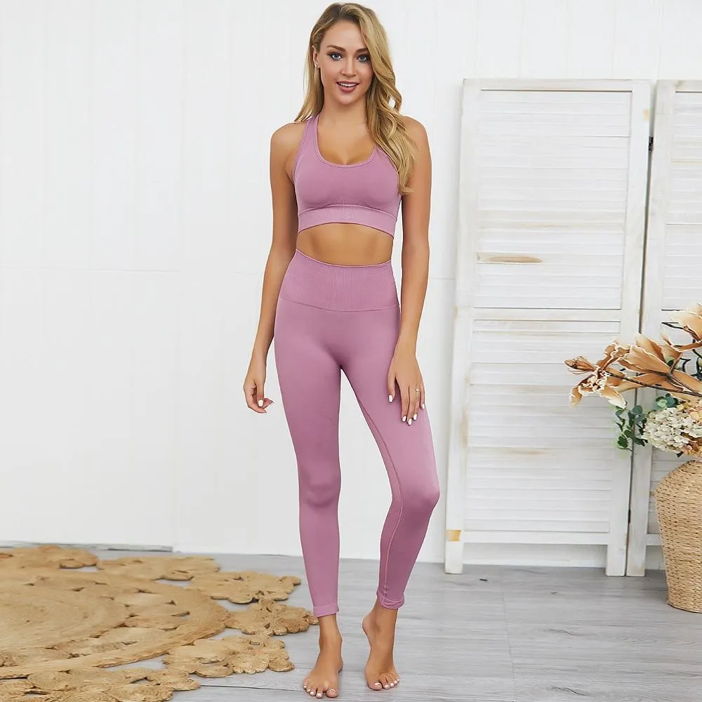 Balance Seamless Gym Leggings & Top Set