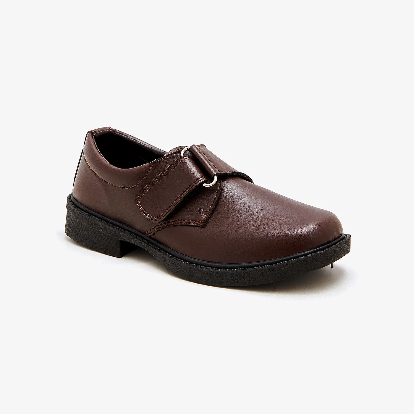 Boys Buckle Detail School Shoes