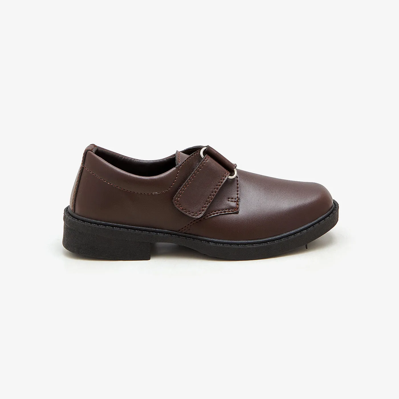 Boys Buckle Detail School Shoes