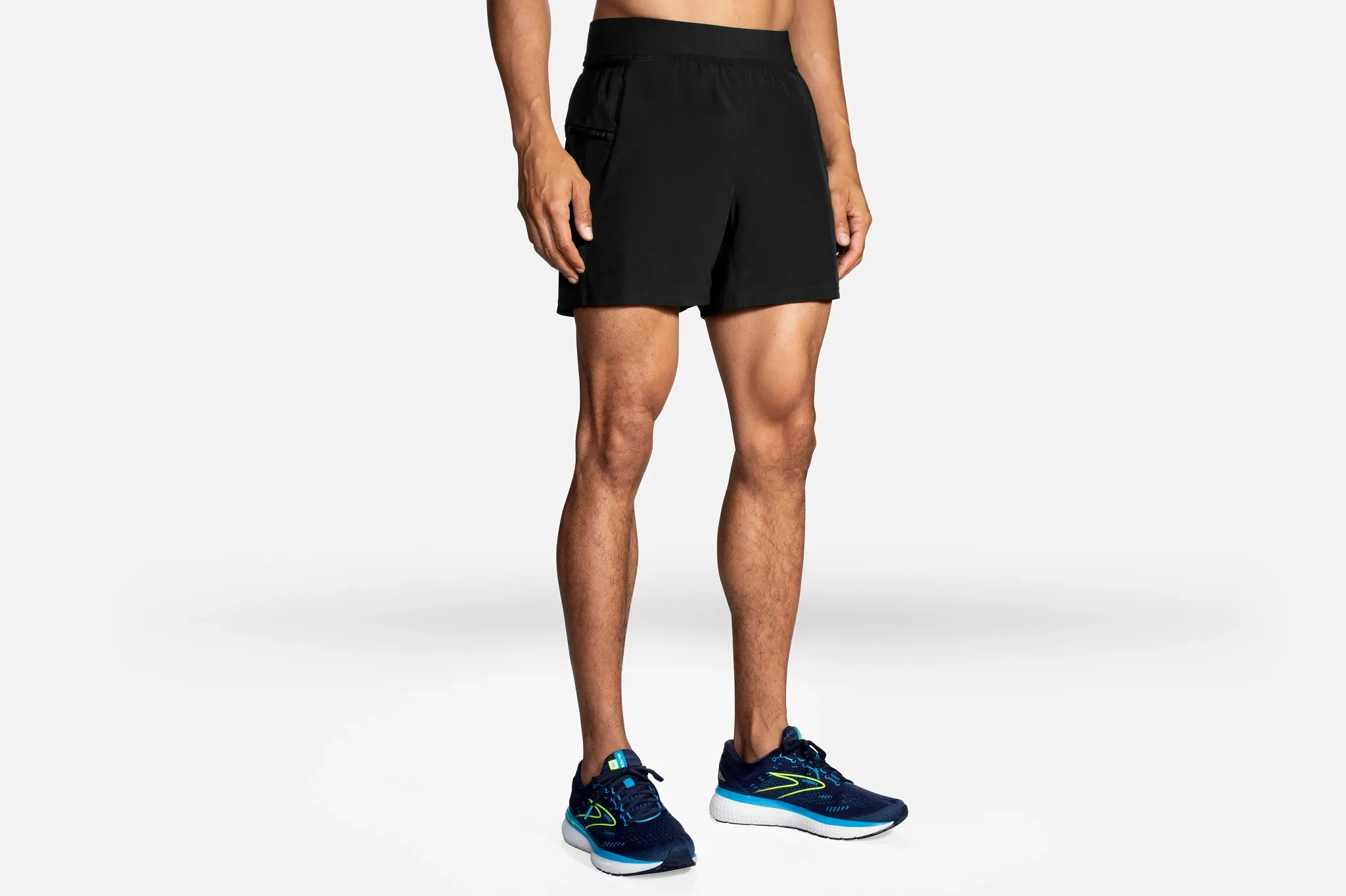 Brooks | Sherpa 5" 2-in-1 Short | Men's | Black