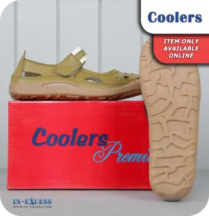 Coolers Premier Leather Sandals - Taupe