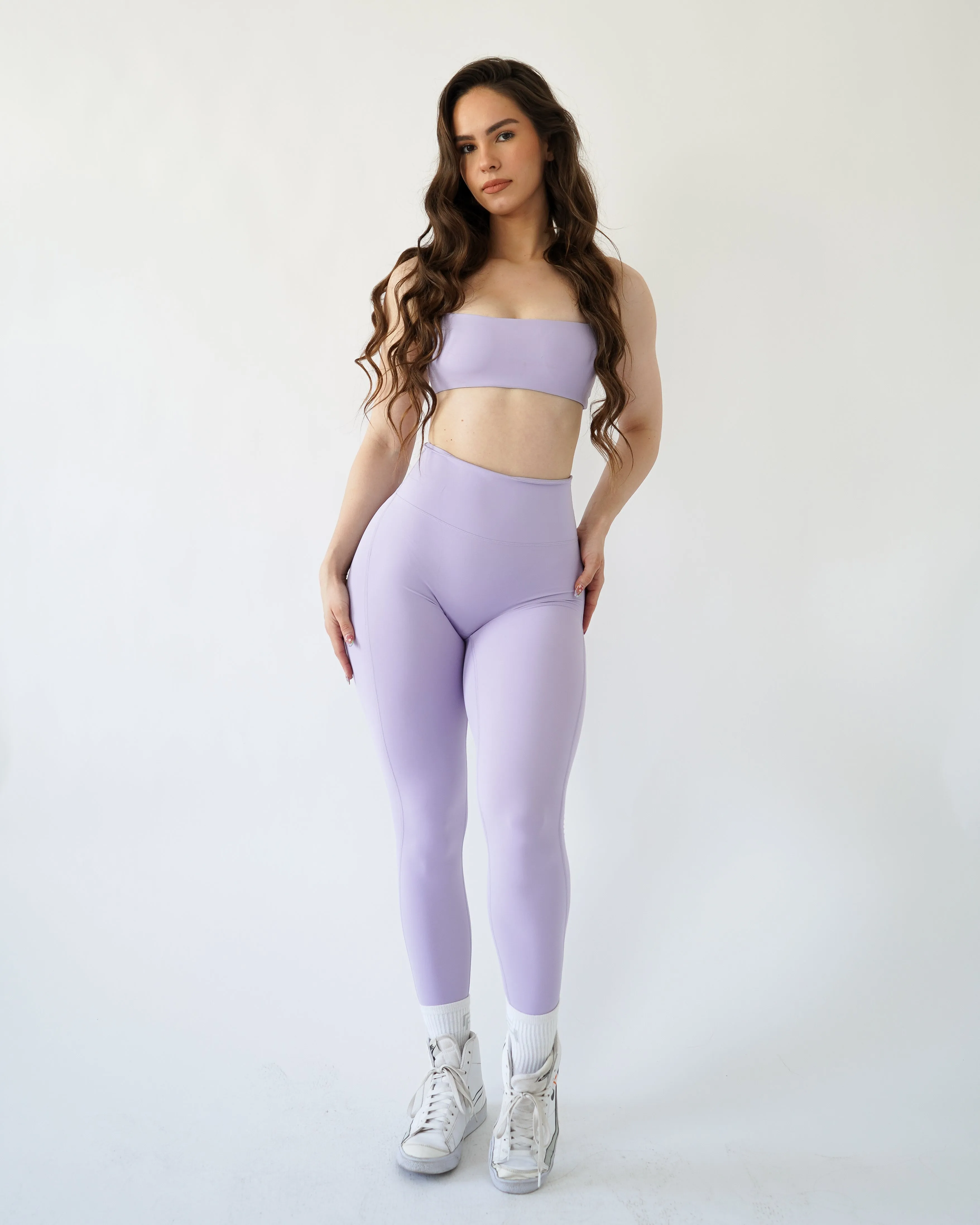 Define Bandeau Sports Bra - Lilac