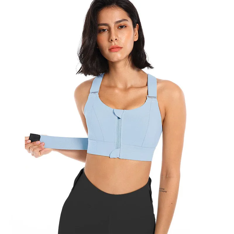 Durable Support Front Closure Sports Bra