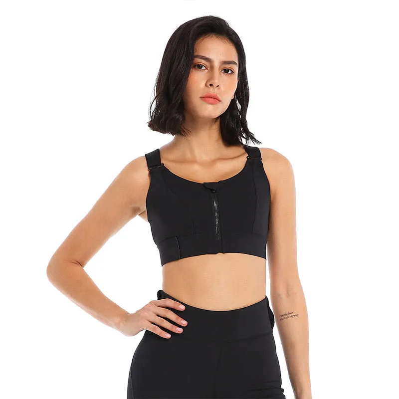 Durable Support Front Closure Sports Bra