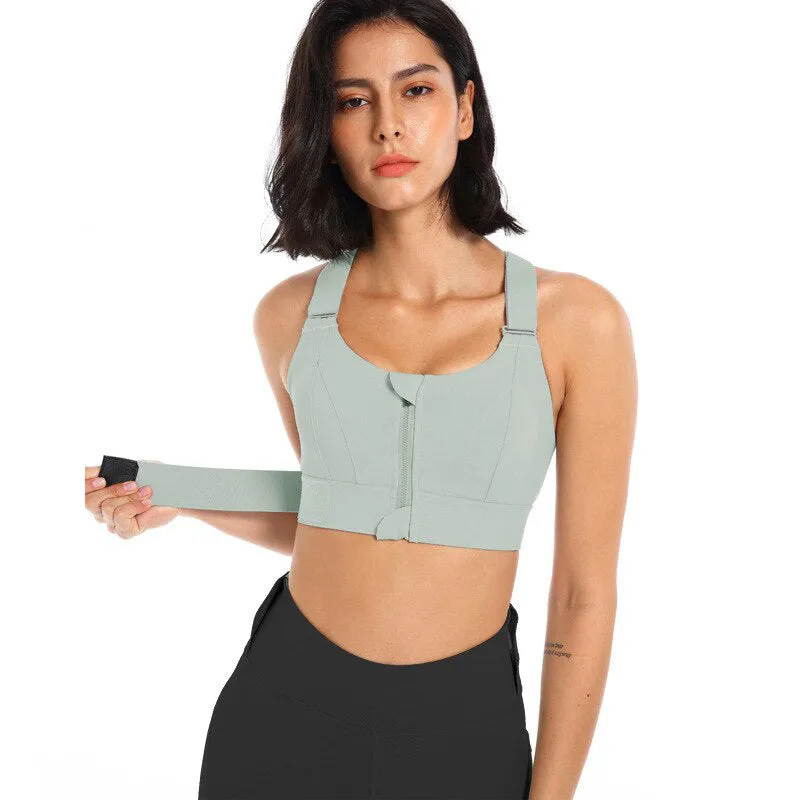 Durable Support Front Closure Sports Bra