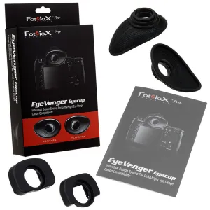 EyeVenger Eyecup Kit for Canon DSLR Cameras - Individually Designed Left & Right Eyecups for Canon EOS DSLRs