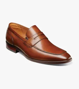 Florsheim Sorrento Moc Toe Penny Loafer-Cognac