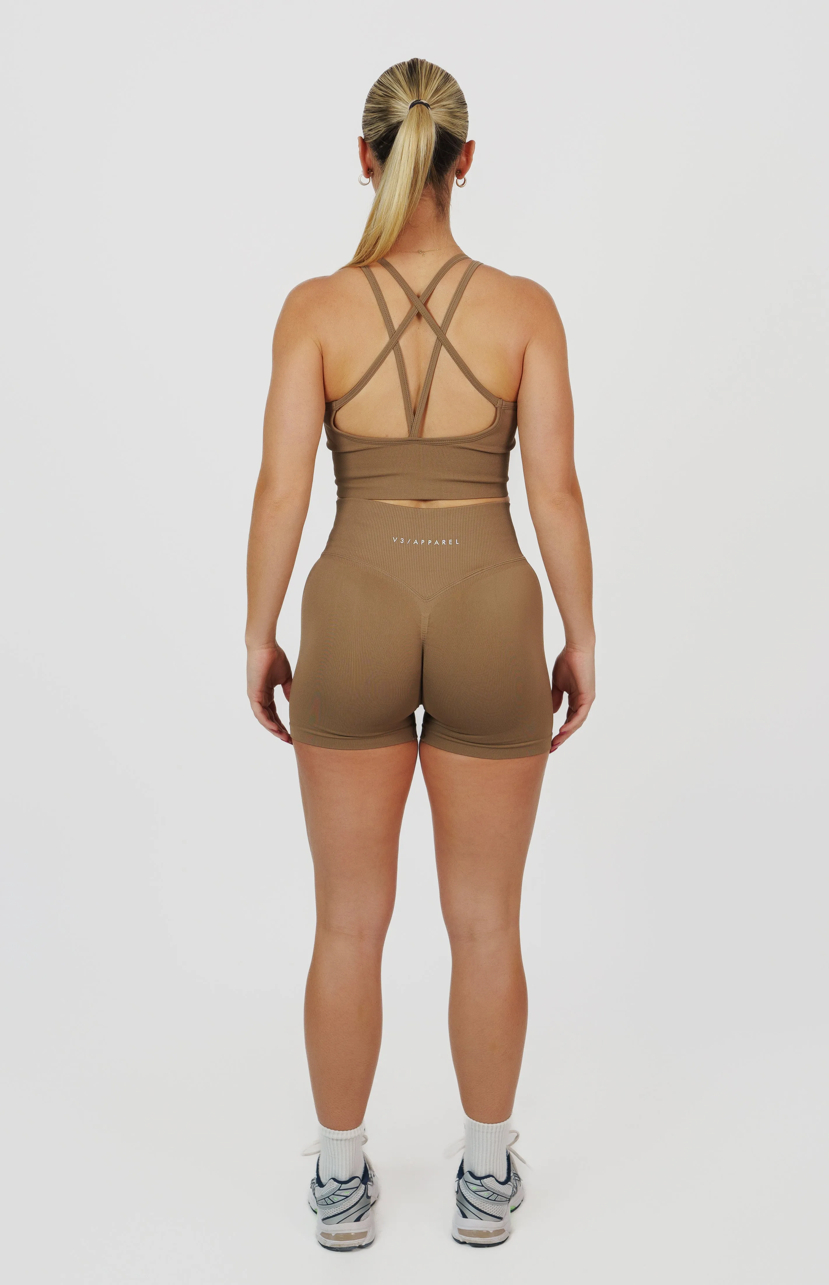 Form Seamless Scrunch Shorts - Cocoa Beige