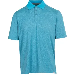 Gedding Men's Quick Dry Polo Shirt in Pond Blue Marl