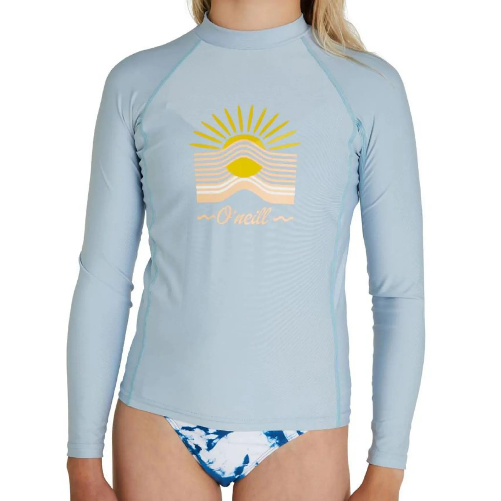 Girls Basic UV Skins LS Crew