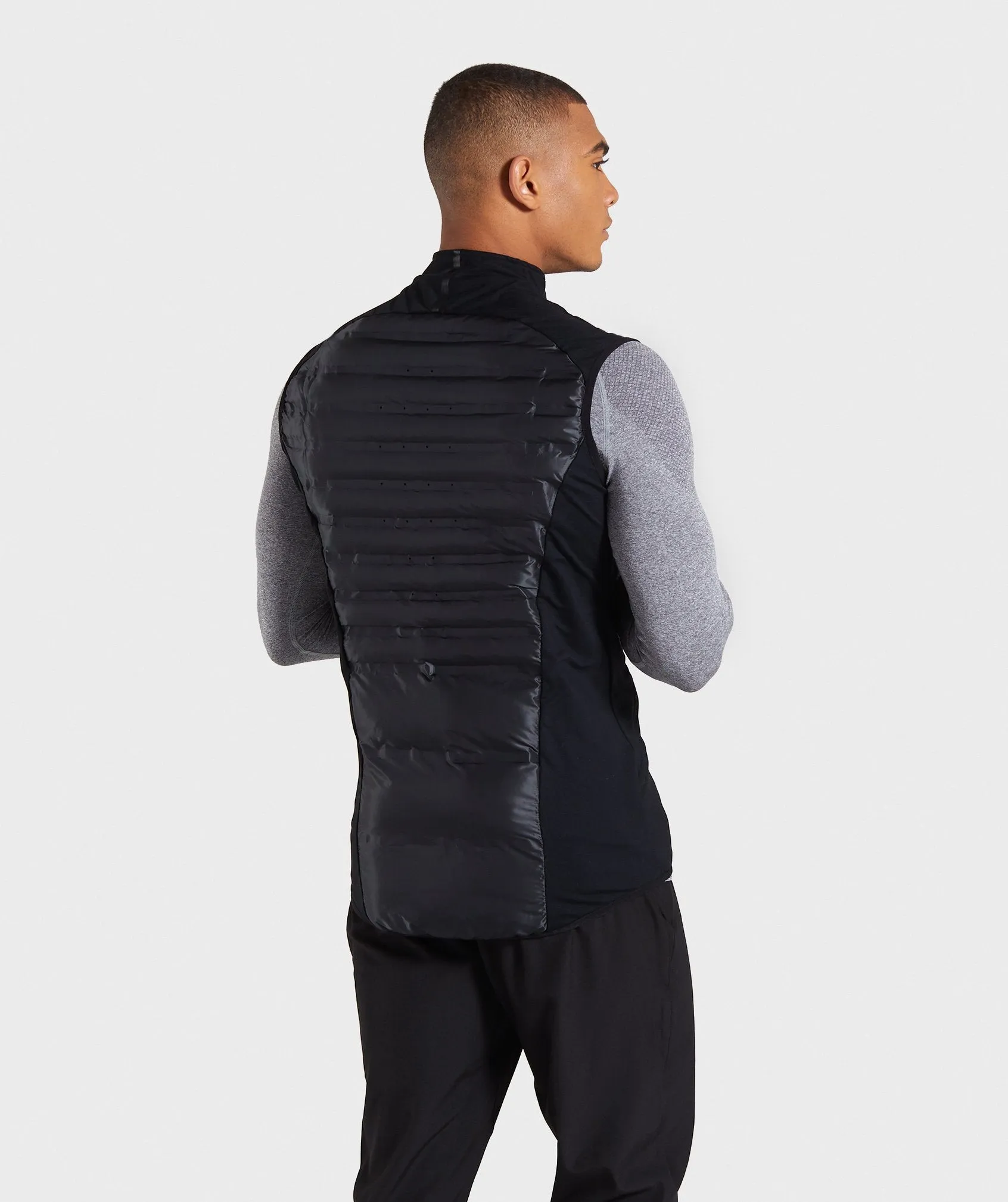 Gymshark Power Lightweight Gilet - Black