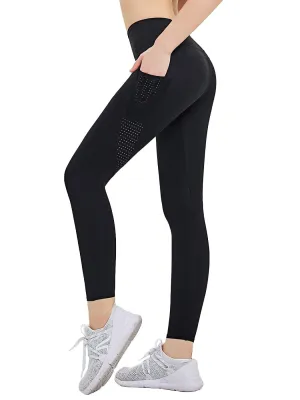 High Waist Yoga Pants with Pockets Tummy Control Leggings