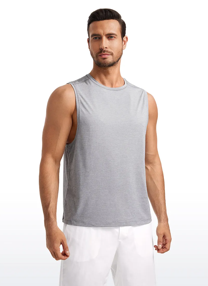 Lightweight Quick Dry Tank Tops Round Neck