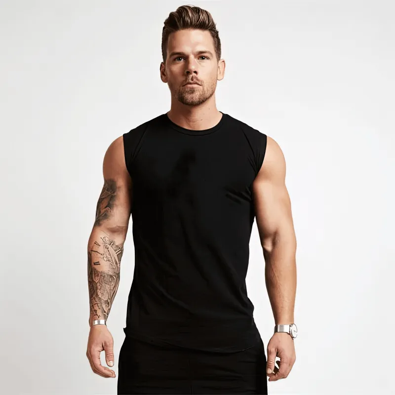 Men's Quick Dry Crew Neck Training Tank Top - SF1373