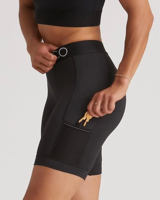 North Moore Biker Short in Black