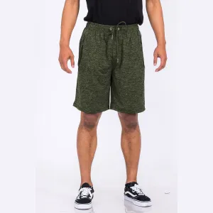 Olive Marbled Lightweight Active Shorts