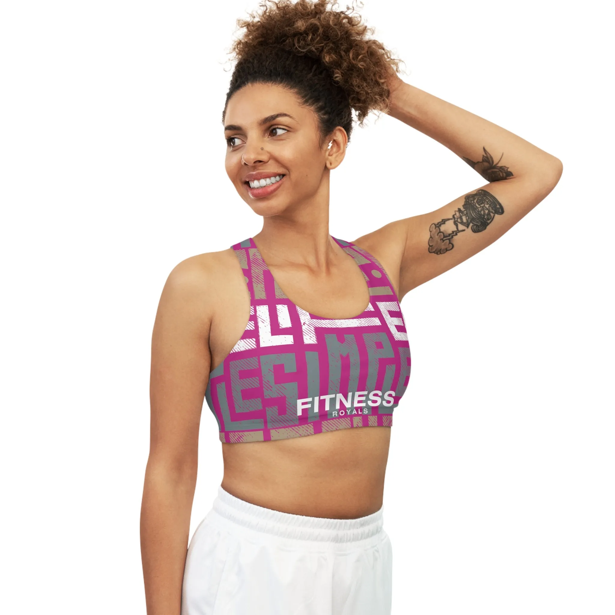 Pink Seamless Sports Bra | Sculpt and Support | Ultimate Comfort and Style | Stay Active in Style | Fitness Must-Have | Workout in Style