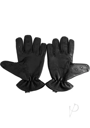 Rouge Vampire Gloves Black Large