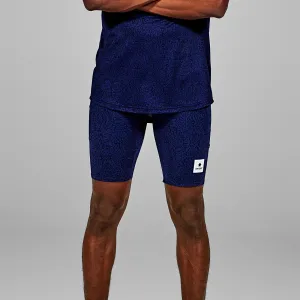 Saysky | Combat  Short Tights 9'' | Blue | Heren