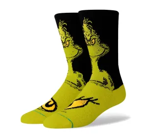 Stance Classic Crew Men's Socks in The Grinch