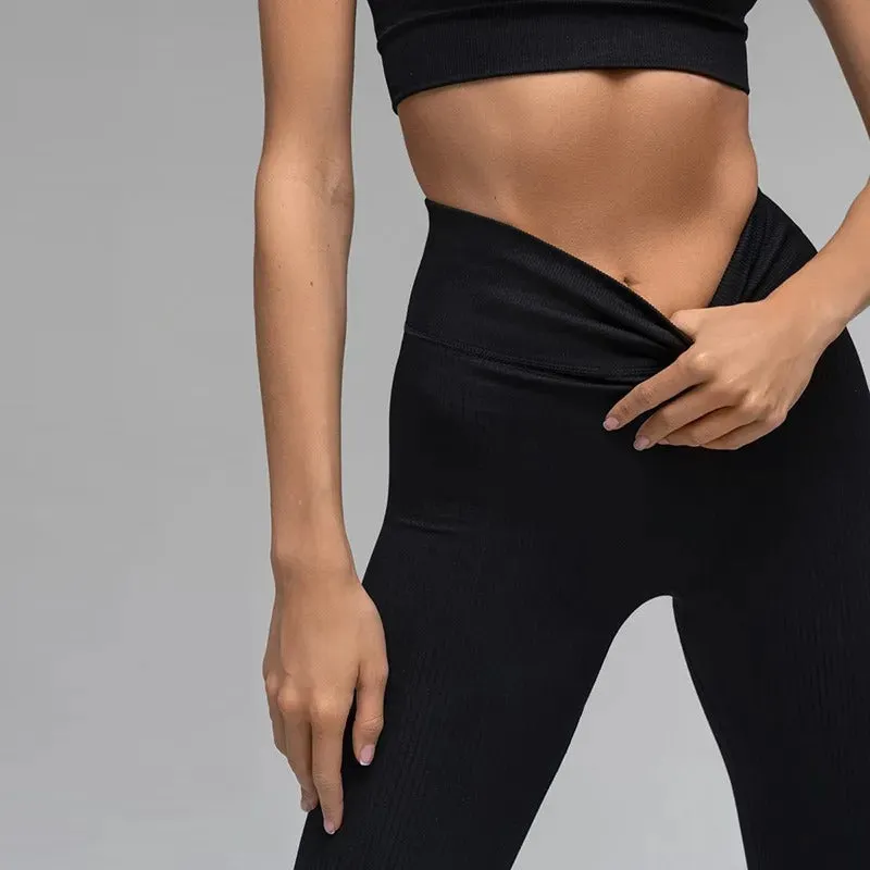 Stretchy High Waisted Gym Fitness Leggings for Women