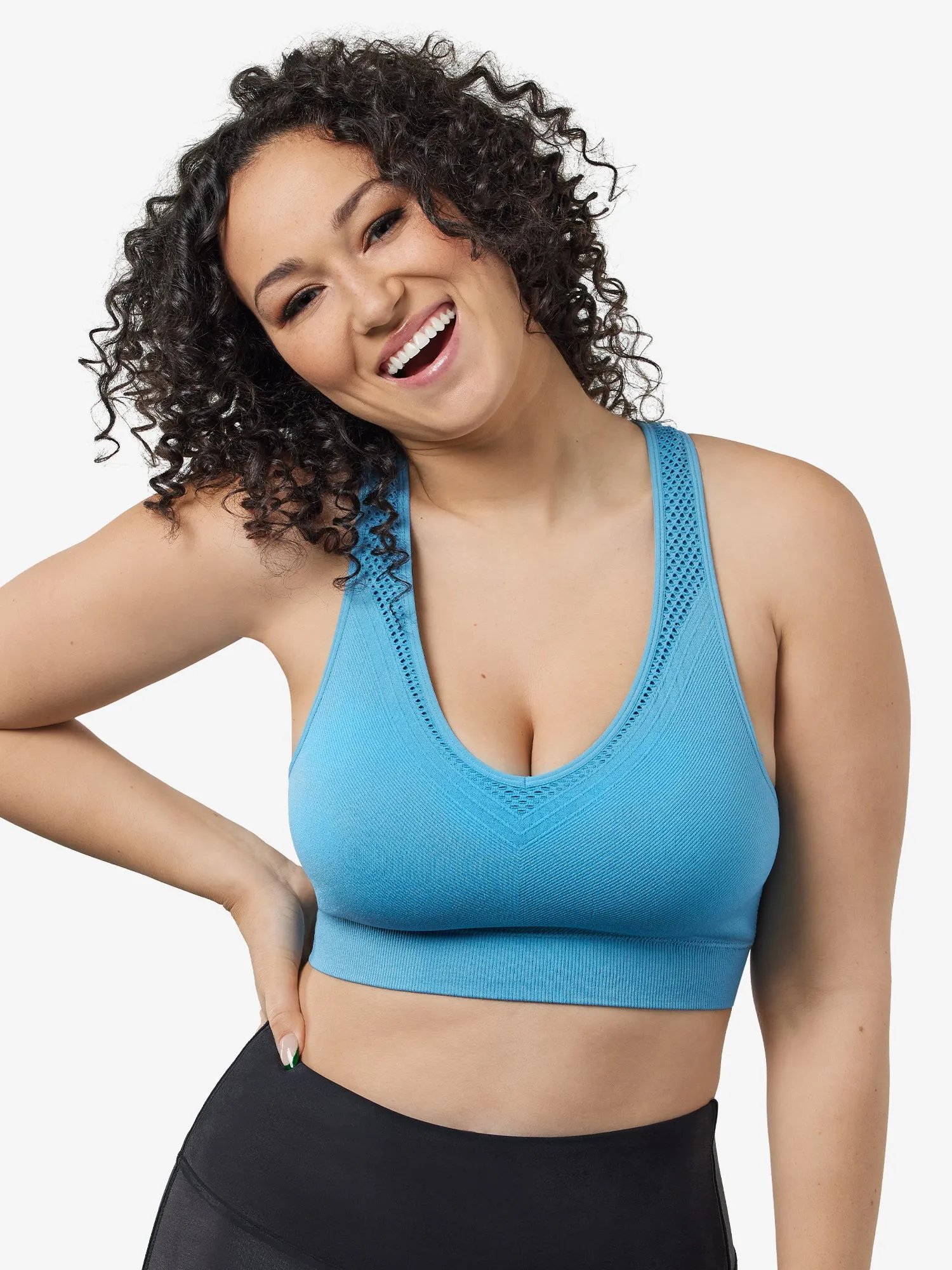 The Lea - Cooling Low-Impact Racerback Sports Bra