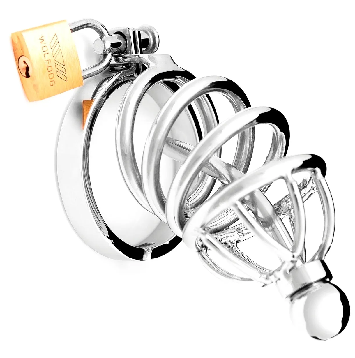 TIGHT SQUEEZE IMPALER STEEL CHASTITY DEVICE