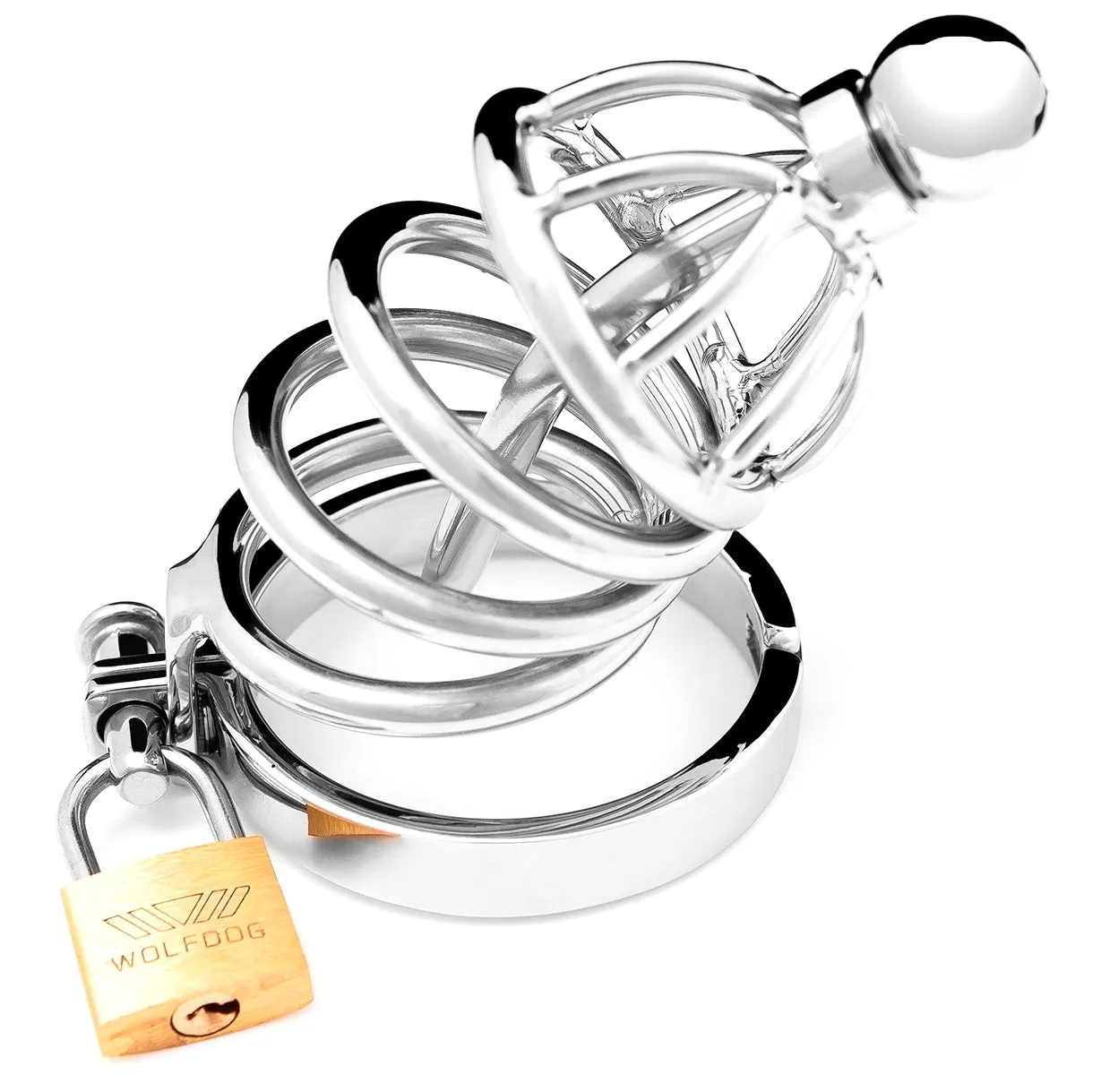 TIGHT SQUEEZE IMPALER STEEL CHASTITY DEVICE