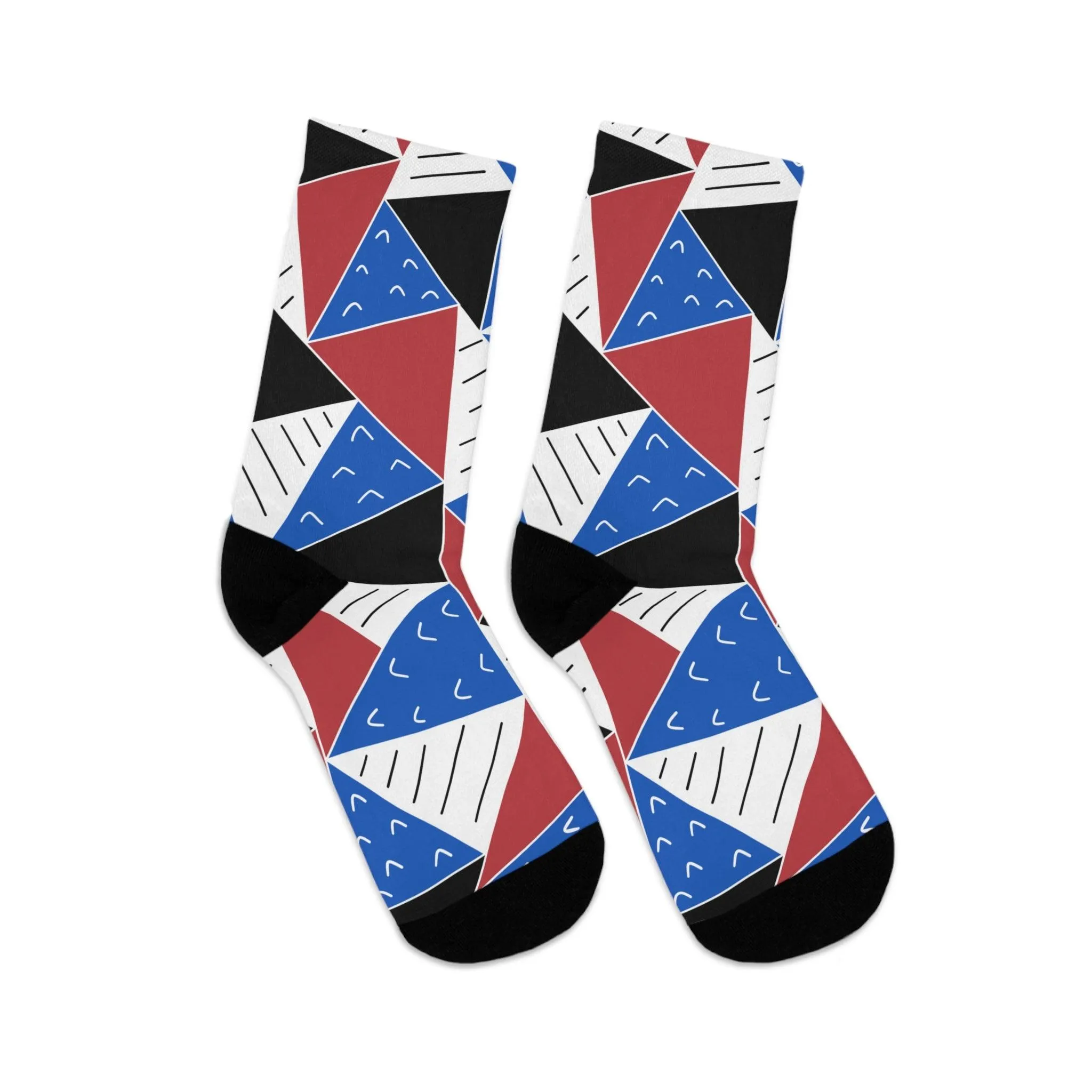 Triangle Tessellation Socks