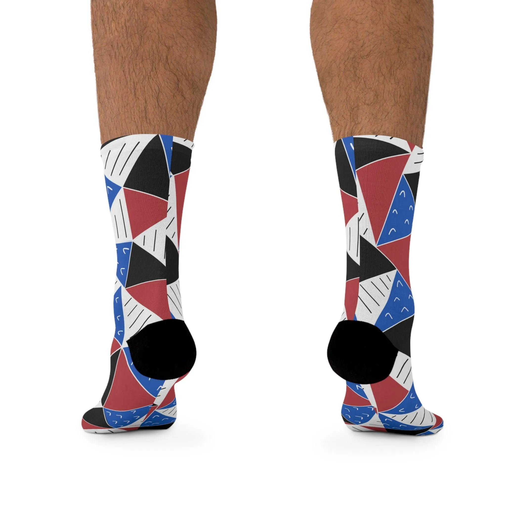 Triangle Tessellation Socks