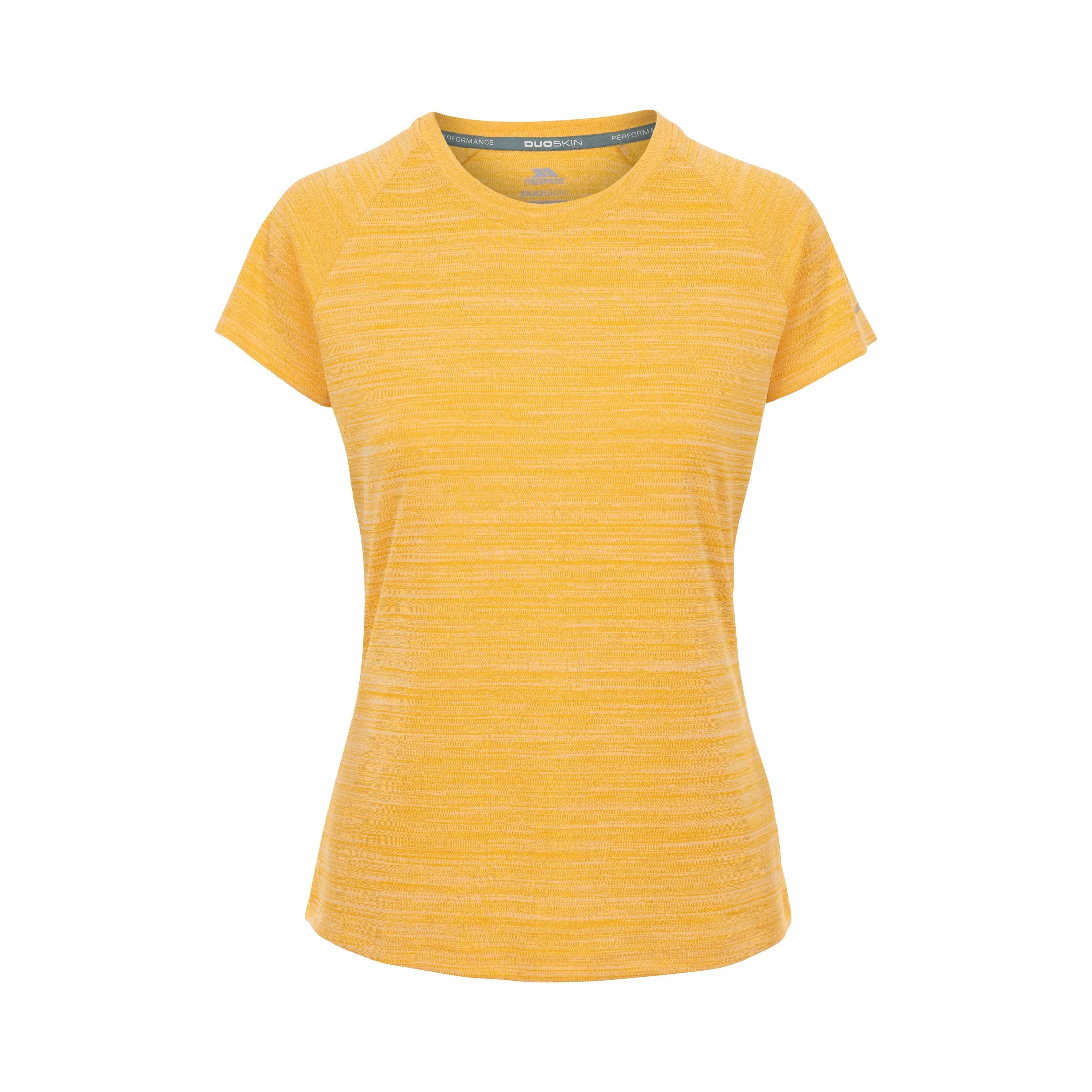 Vickland Women's Active T-Shirt in Pale Maize Marl