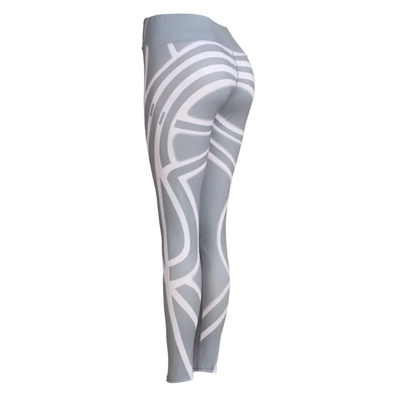 Women's Digital Printing Yoga Pants Gym Leggings