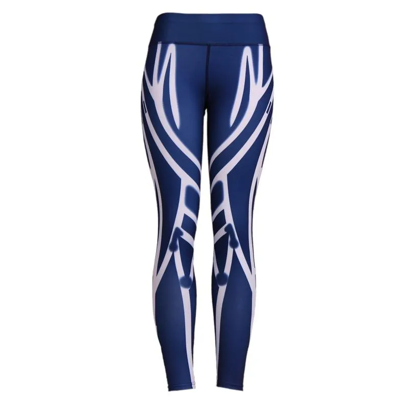 Women's Digital Printing Yoga Pants Gym Leggings